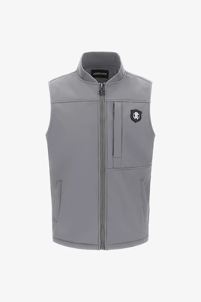 Padded vest with logo