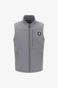 Padded vest with logo