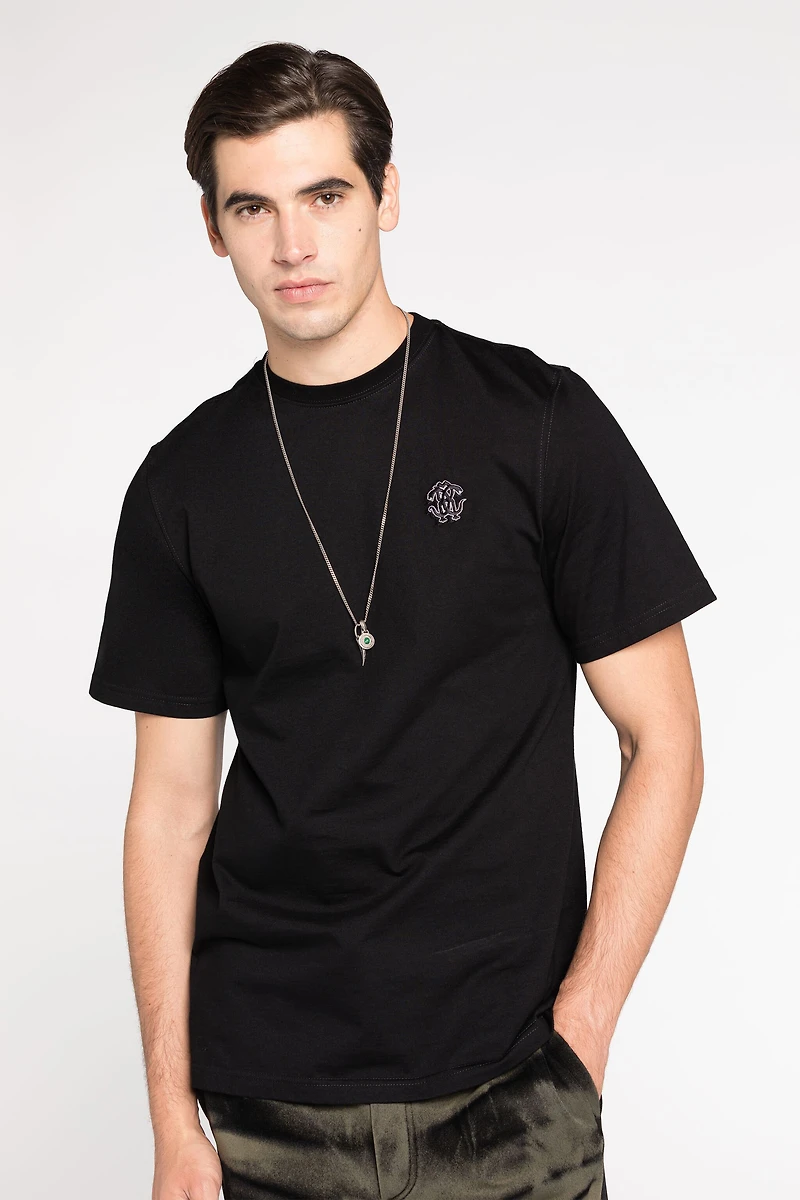Mirror Snake Cotton T-Shirt