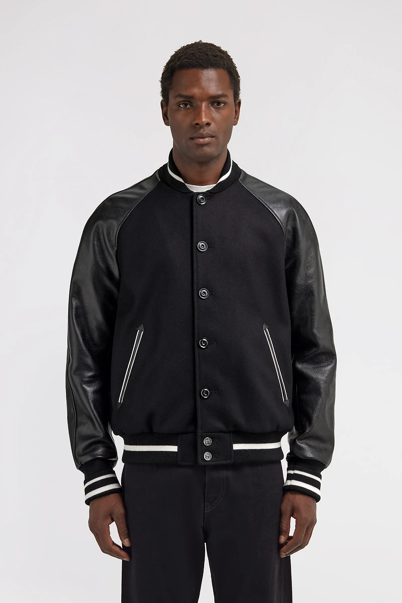Contrast Bomber Jacket