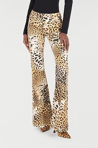 Pants With Jaguar Skin Print