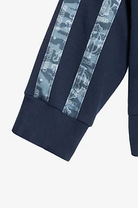 Hooded Sweatshirt With Branded Bands