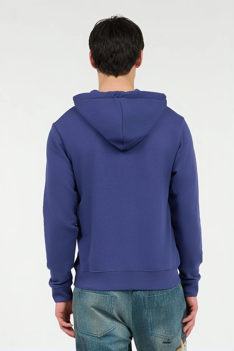Blue Sweatshirt with Jaguar and Lightning