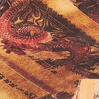 Sheath Dress With Oriental Print