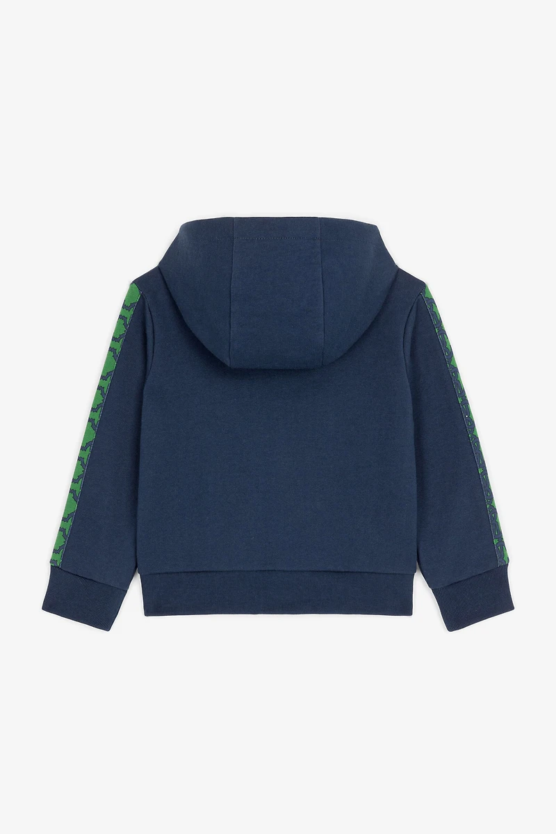 RC Monogram-Embroidered Cotton Hoodie