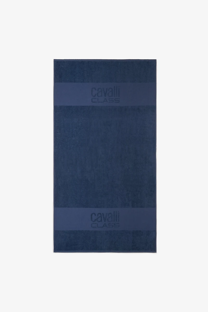 Beach towel with Cavalli Class logo