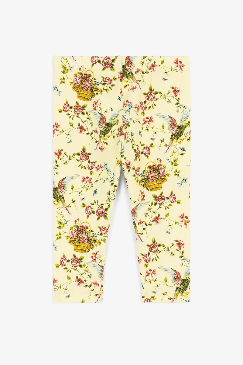 Floral-Print Leggings