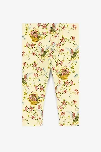 Floral-Print Leggings