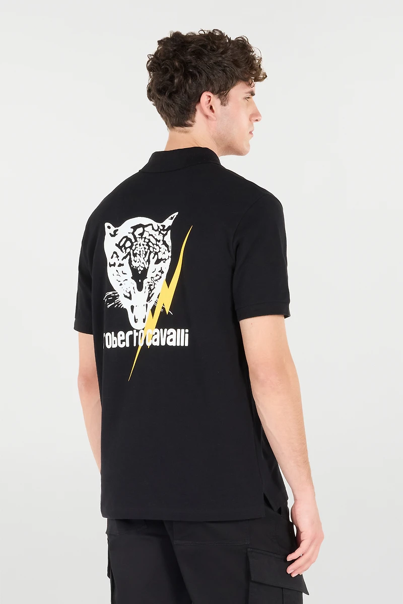 Polo With Print And Logo