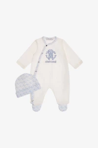 RC Monogram embroidery babygrow set
