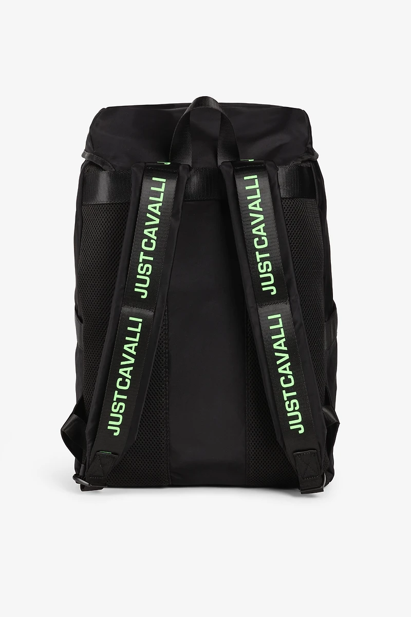 Just Cavalli Logo-Print Backpack