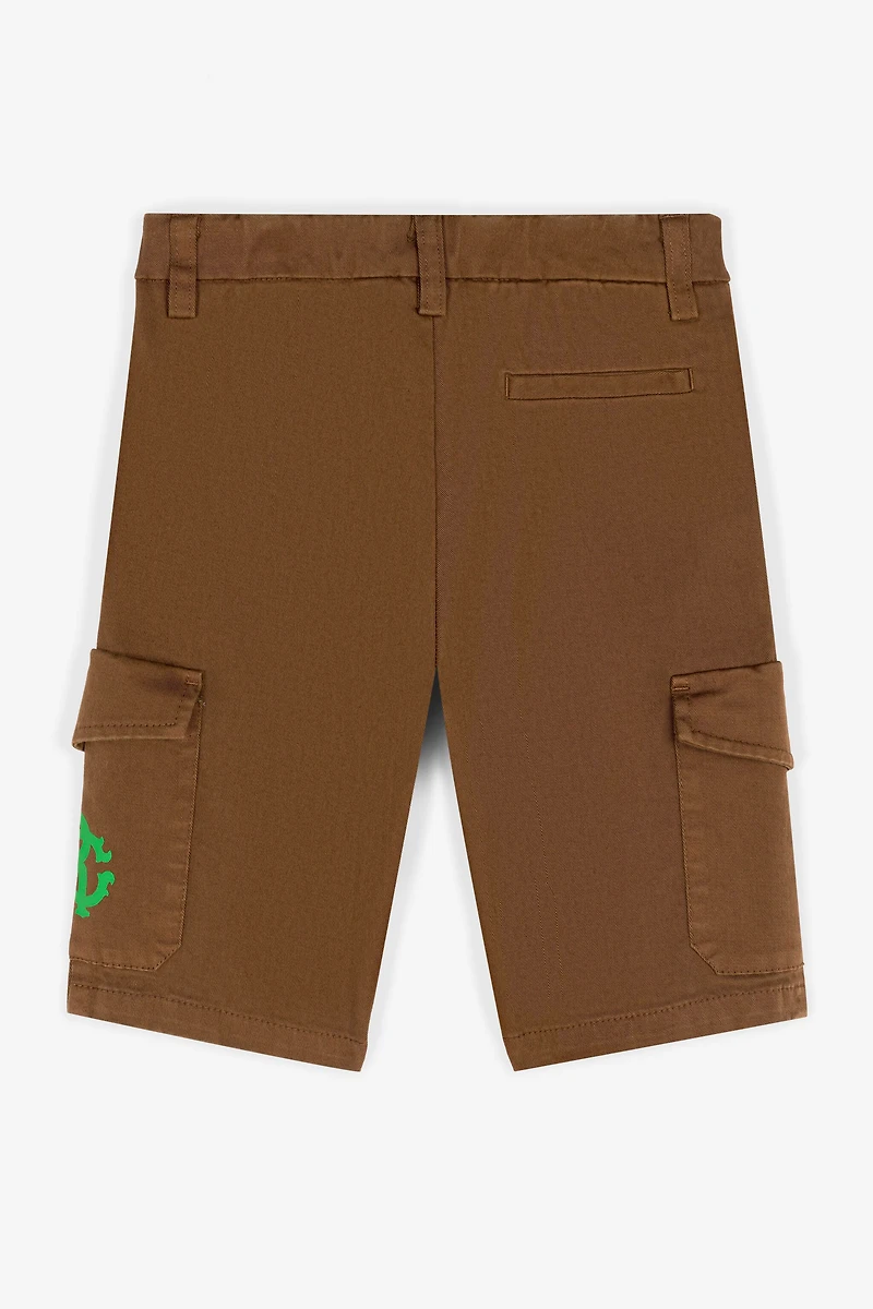 RC Monogram-Print Cargo Shorts