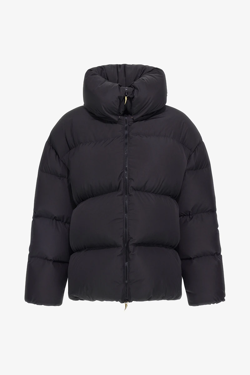 Black High Collar Down Jacket