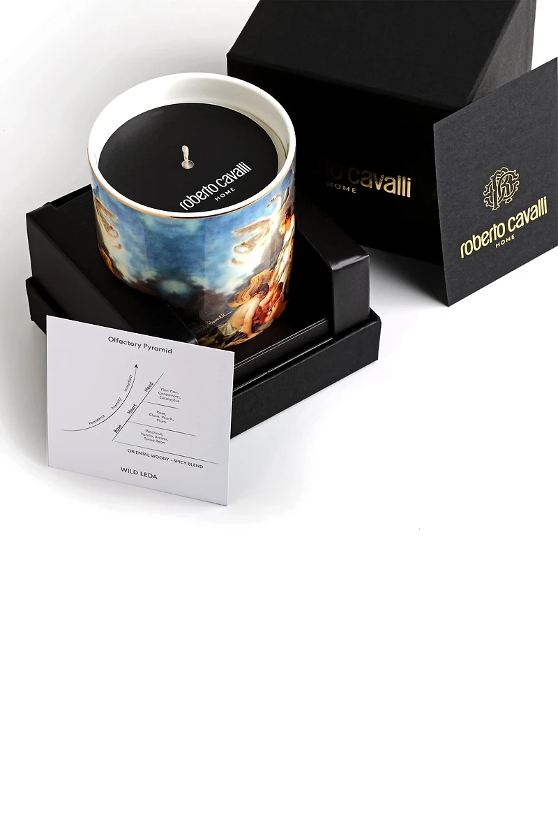Wild Leda-Print Scented Candle