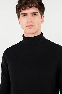Wool Turtle-Neck Sweater