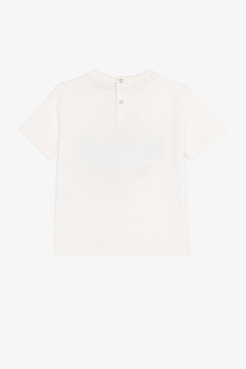 Graphic-print cotton T-shirt