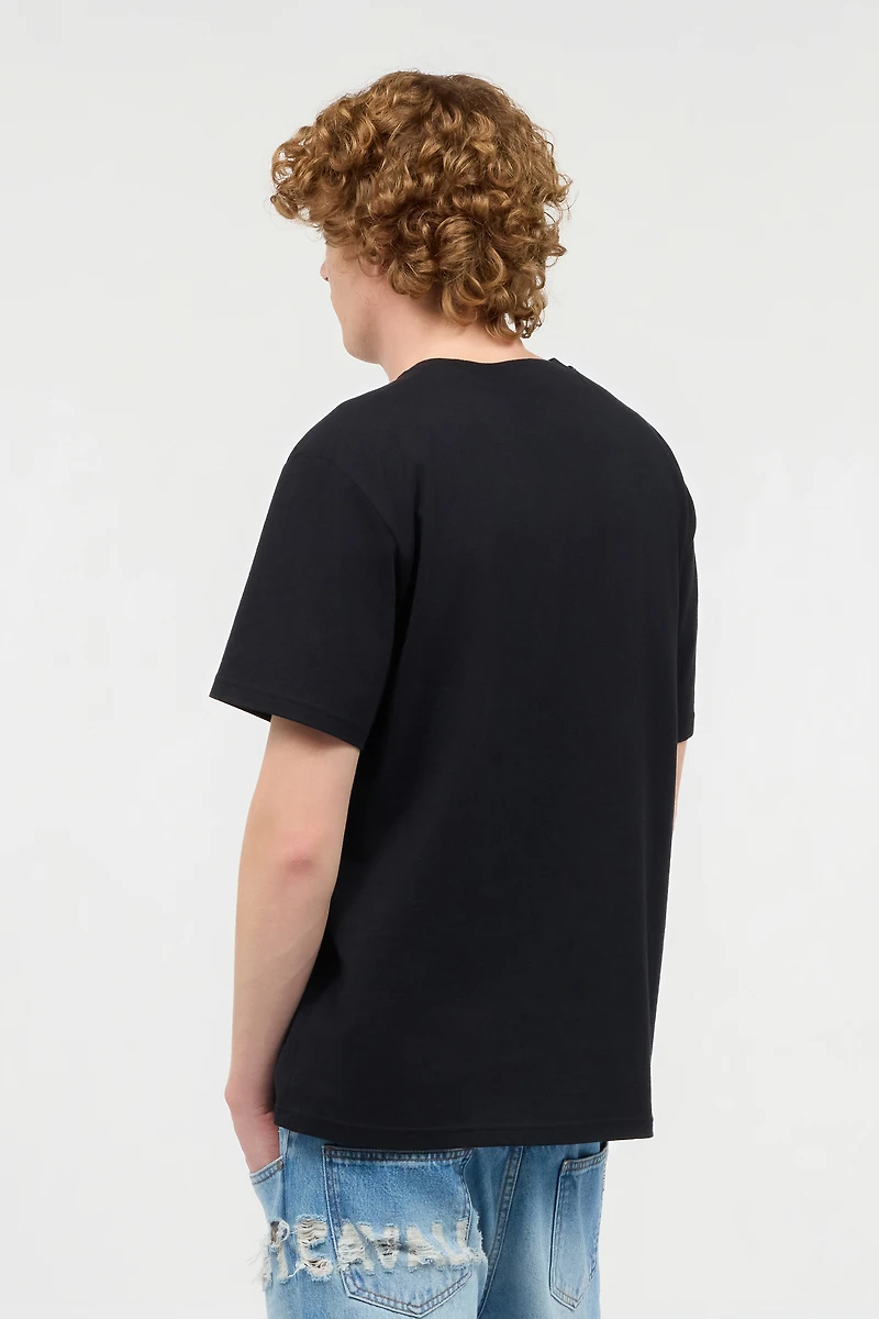 T-Shirt With Animal-Print Logo
