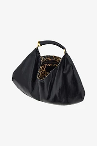 Hobo Bag with Fang Handle