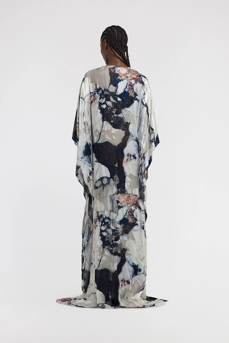 Marble Print Kaftan