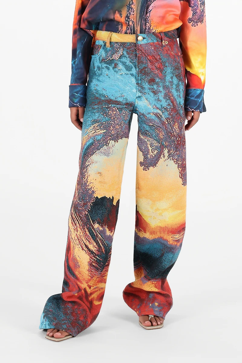 Itaca Print Trousers