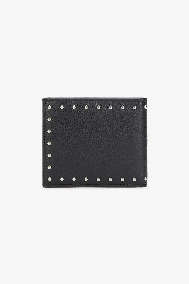 Leather Wallet With Studs