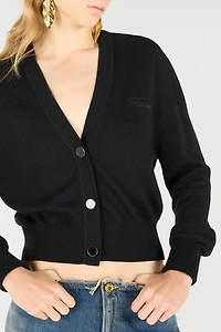 Cardigan With Logo