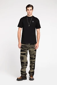 Mirror Snake Cotton T-Shirt