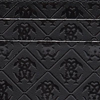 Card Holder With All-Over Mirror Snake Monogram