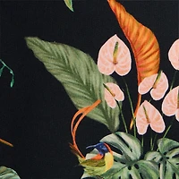Hoodie with Tropical Print