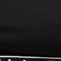 Black Triangle Bra With Logo Band