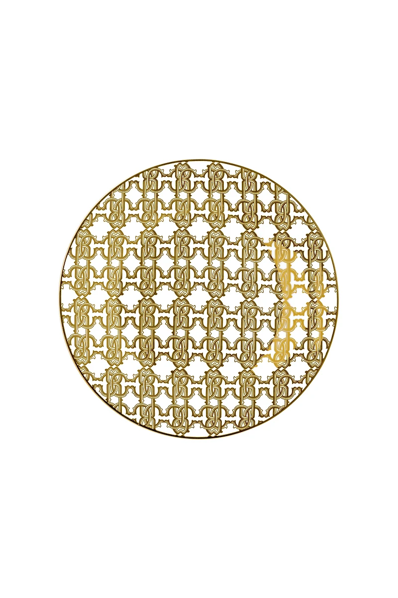 Monogram Gold 2 Fruit Plates