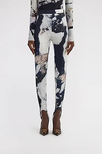 Marble Print Pants