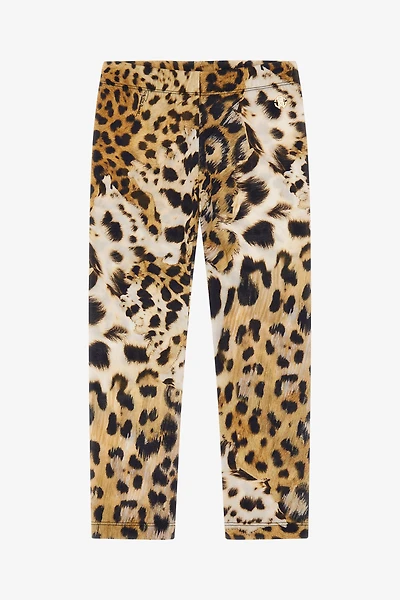 Leopard-print trousers