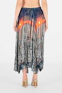 Sunrise Print Skirt