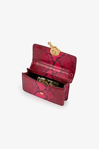 Python And Tiger-Print Bag