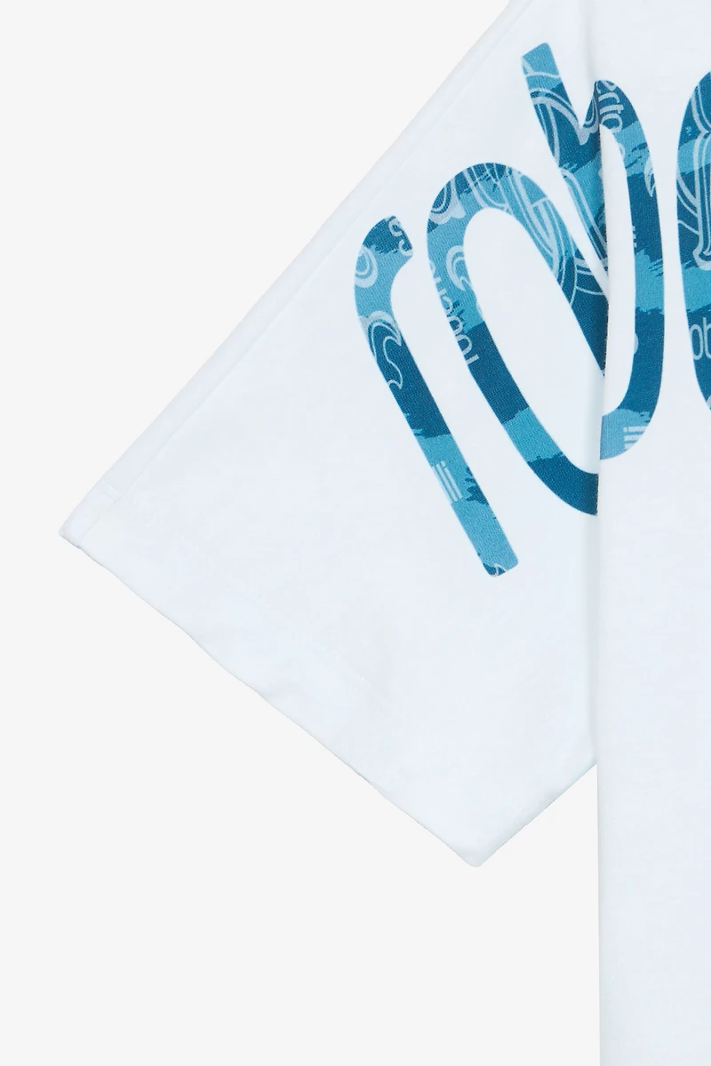 T-Shirt With RC Monogram Patch And Lettering