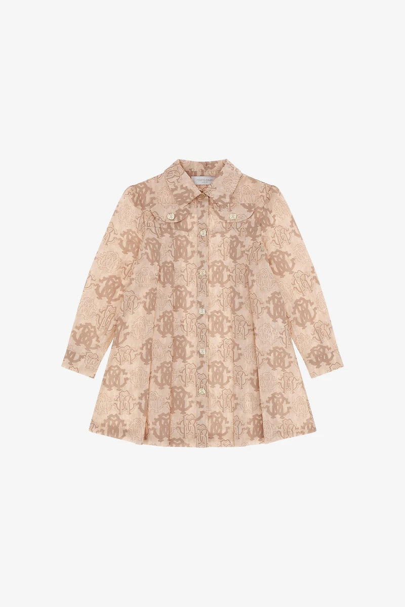 Monogram Print Dress