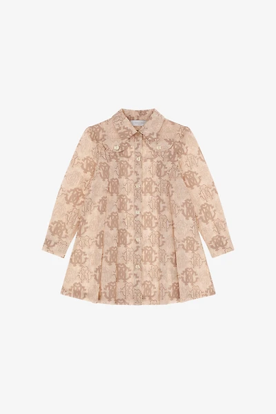 Monogram Print Dress