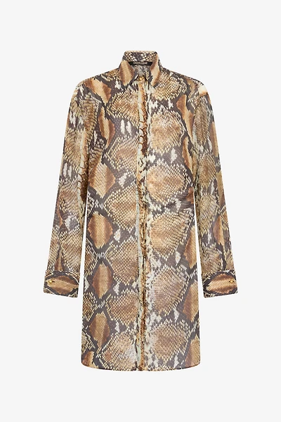 Python Print Shirt Dress