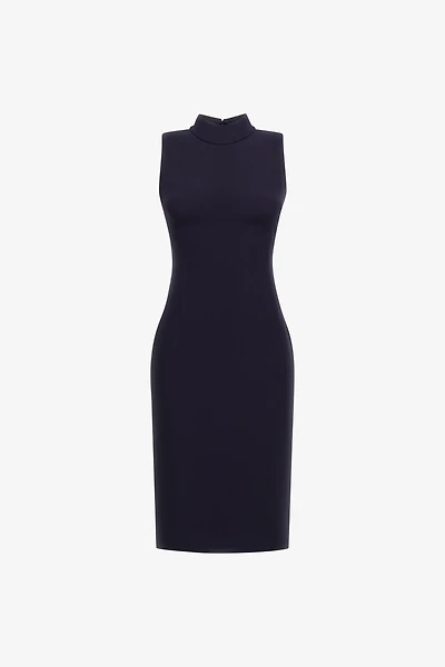 Sleeveless dress with RC