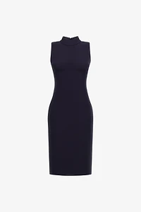 Sleeveless dress with RC