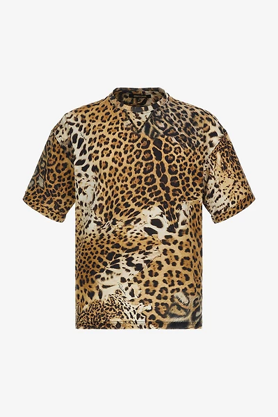 T-shirt with Jaguar Skin print