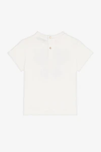 Flower And RC Monogram-Print Cotton T-Shirt