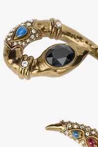 Snake-Shaped Earrings