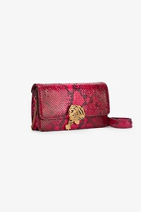 Python And Tiger-Print Bag