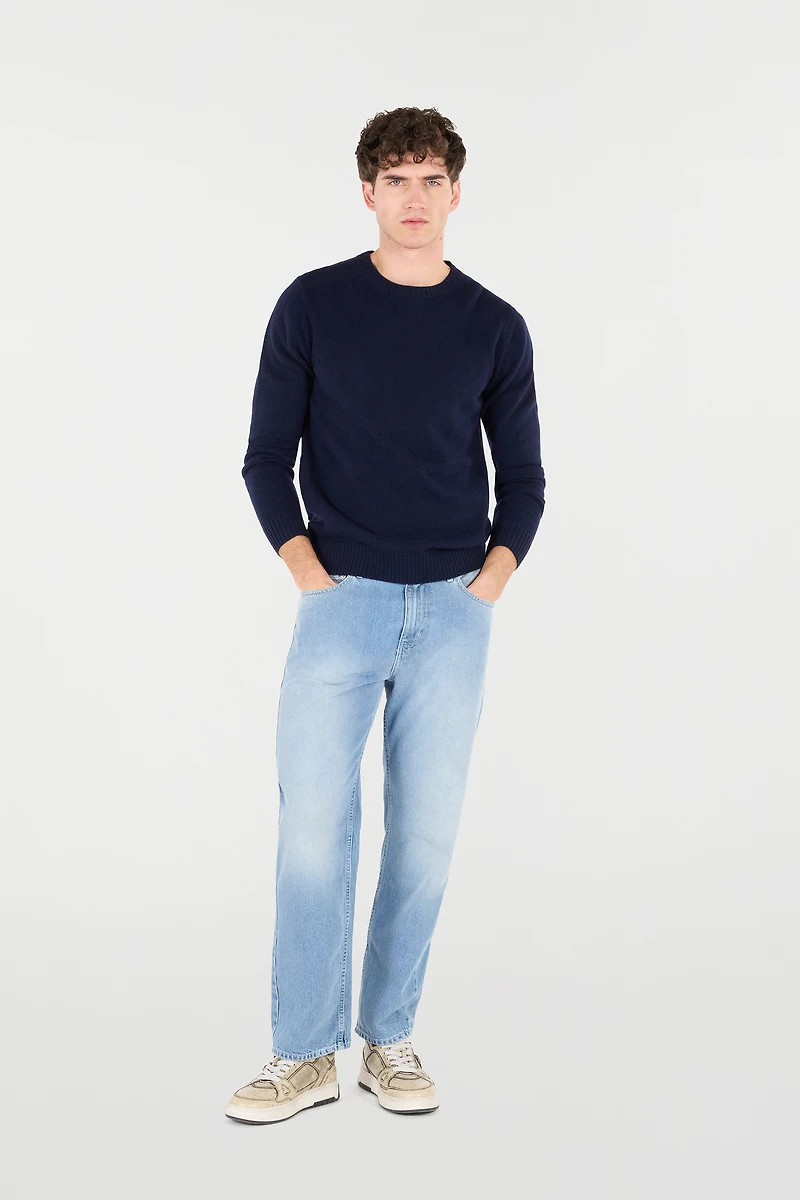 Wool Crew-Neck Sweater
