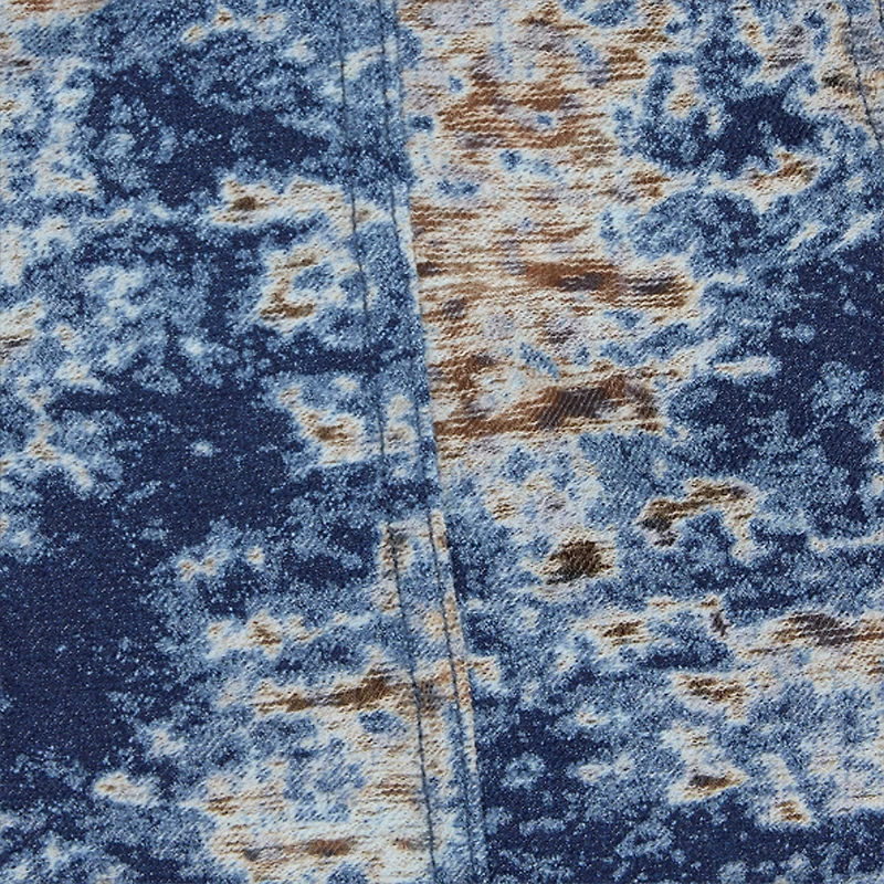Mini Dress With Discoloration
