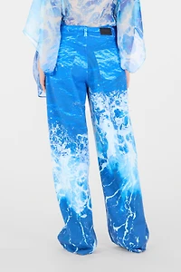 Stretto di Messina Print Jeans
