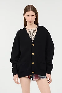 Cardigan with Gold Buttons