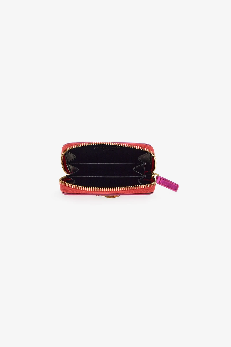 Small wallet with Monogram RC and zip